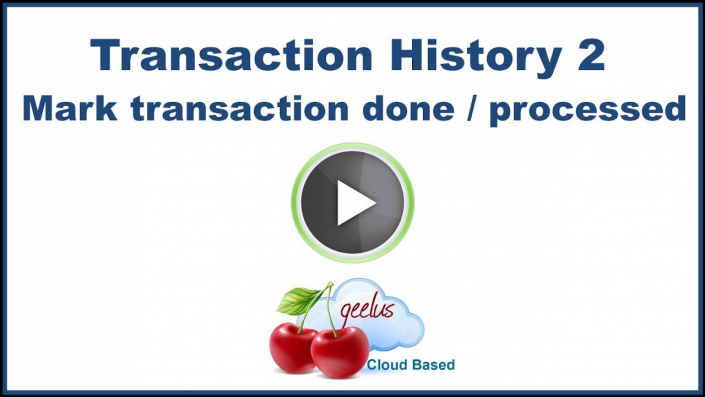 Transaction history part 2 Geelus dry cleaning software