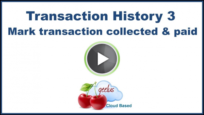 Transaction history part 3 Geelus dry cleaning software