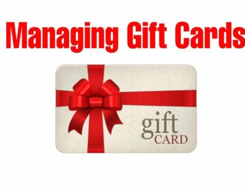 Managing Gift Cards Using “In-Store Credit”