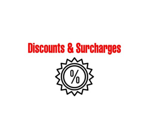 Discounts & Surcharges