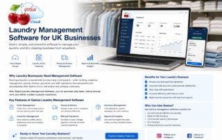 Laundry management software for UK businesses using Geelus Cloud