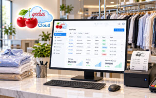 Dry cleaning billing software by Geelus for managing invoices, payments and customer transactions